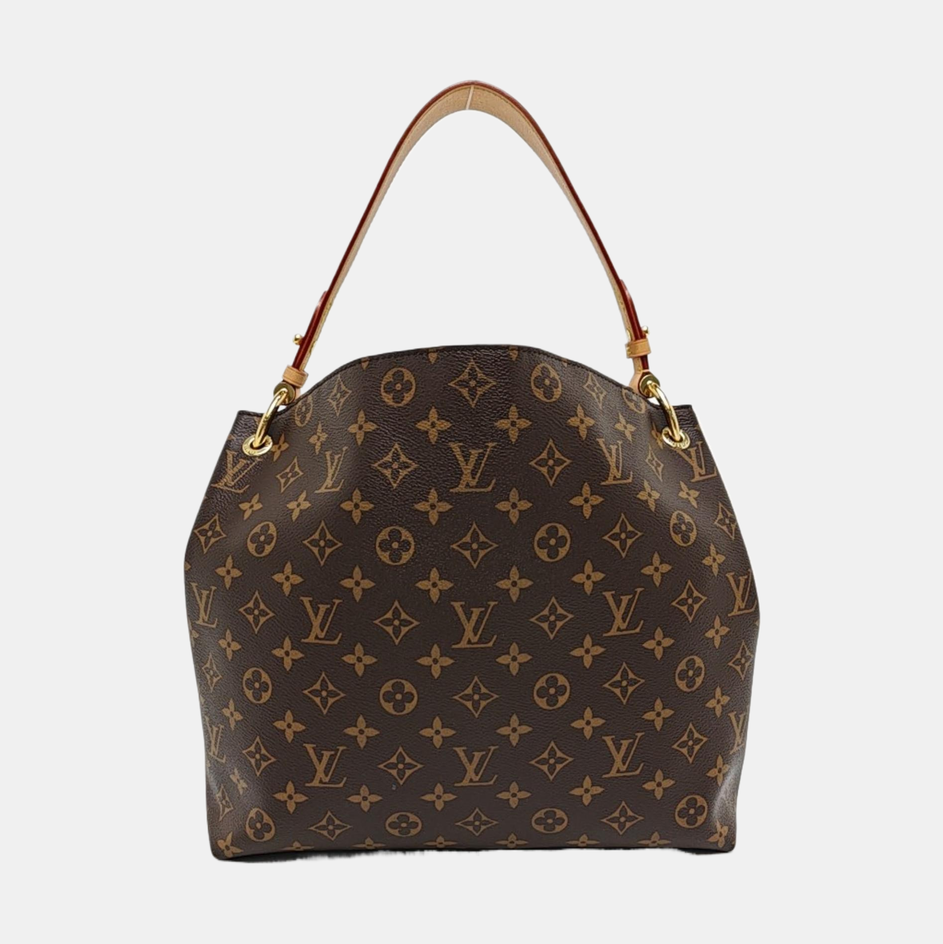 GRACEFUL TPM Monogram Coated Canvas Brown