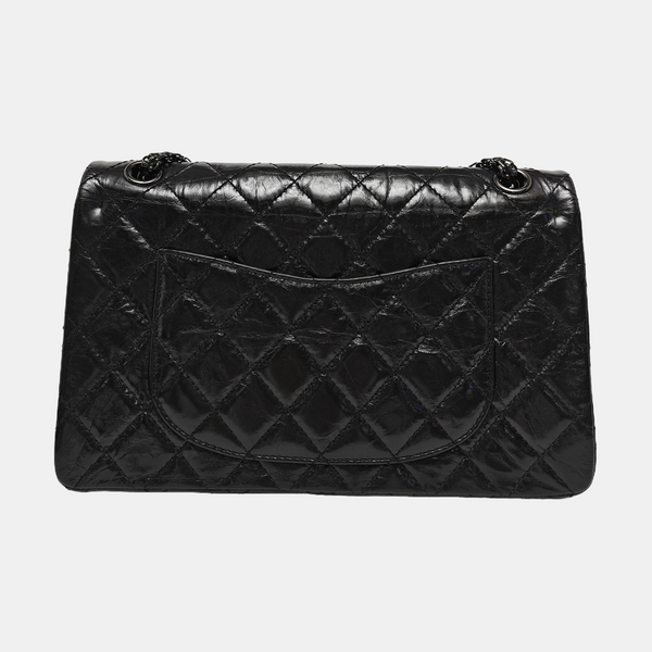 2.55 227 Quilted Calfskin Black