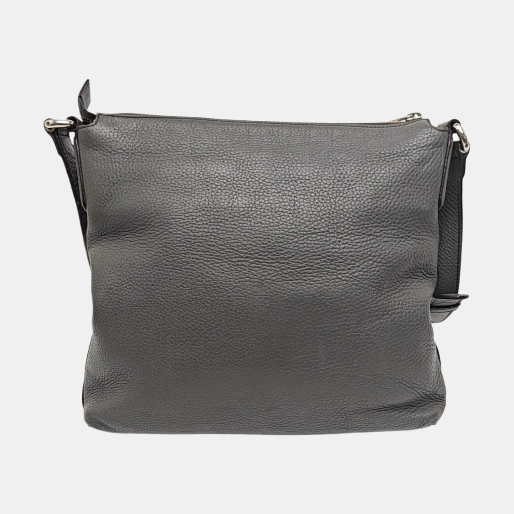 Calfskin Shoulder Bag Gray