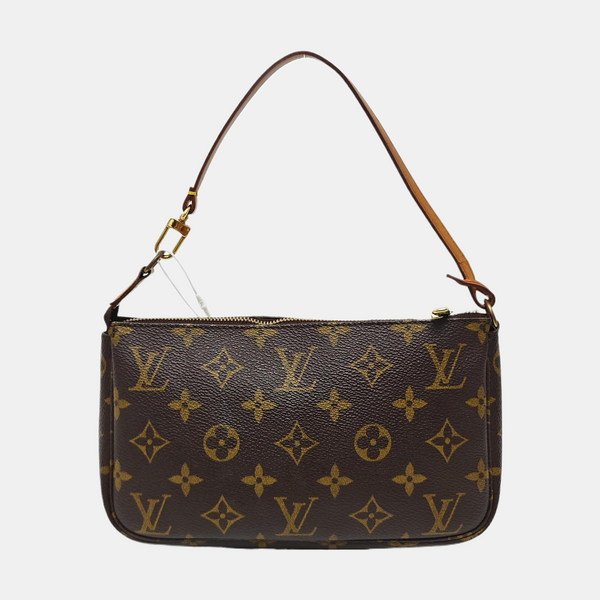ACCESSOIRES Monogram Coated Canvas Brown