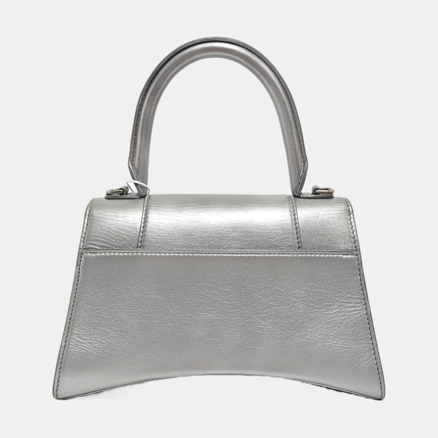 Hourglass S Calfskin Silver