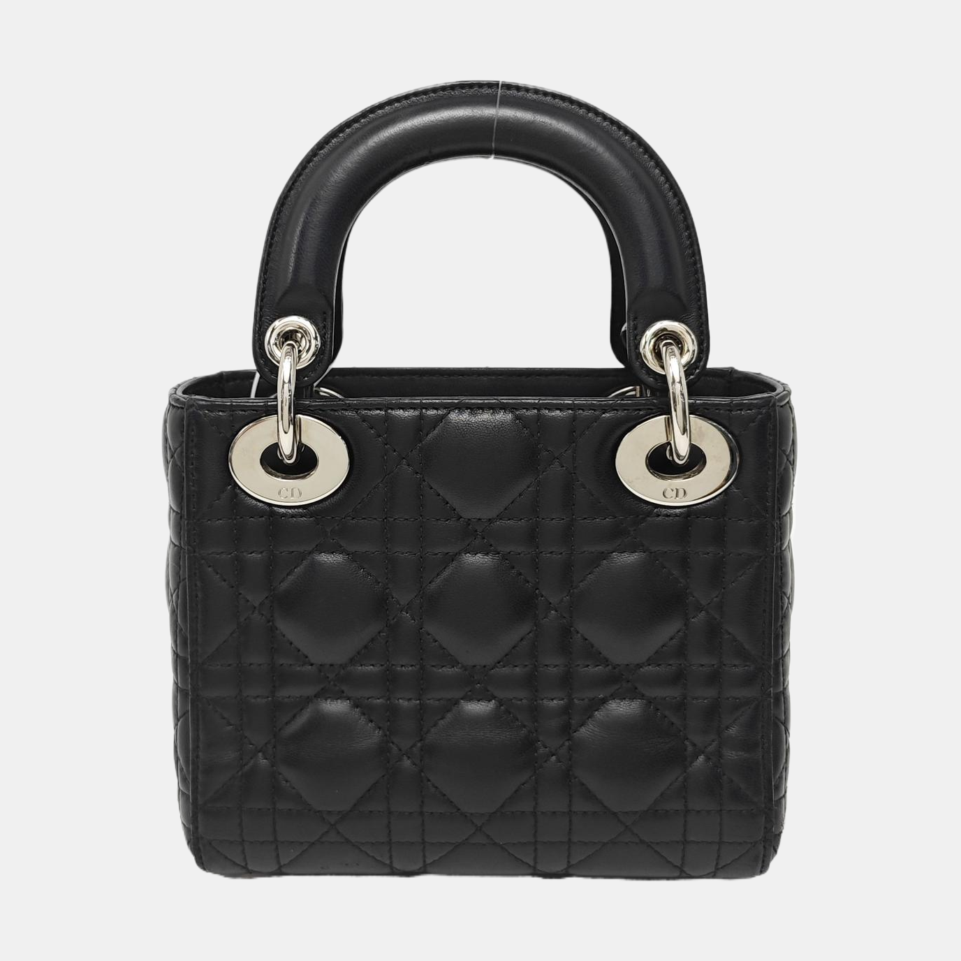 Lady Dior Mini Quilted Lambskin Black