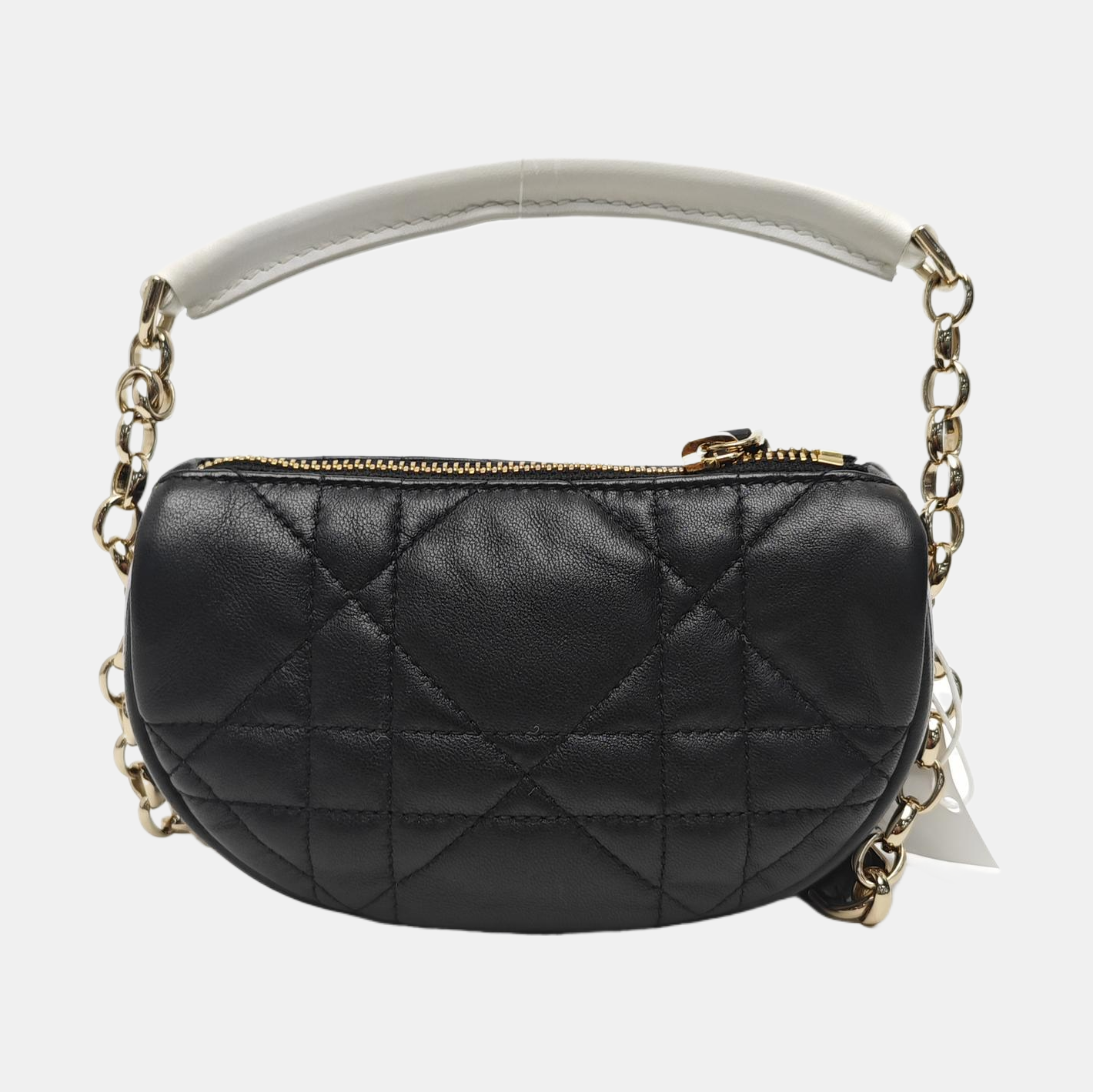 Vibe Super Mini Cannage Lambskin Black