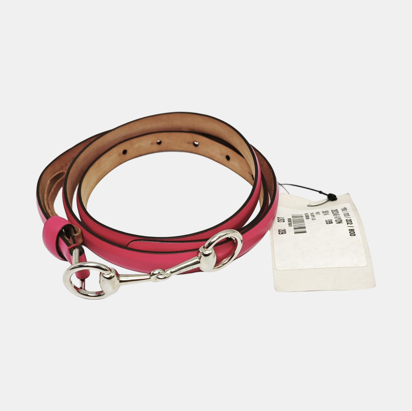Leather Belt Red