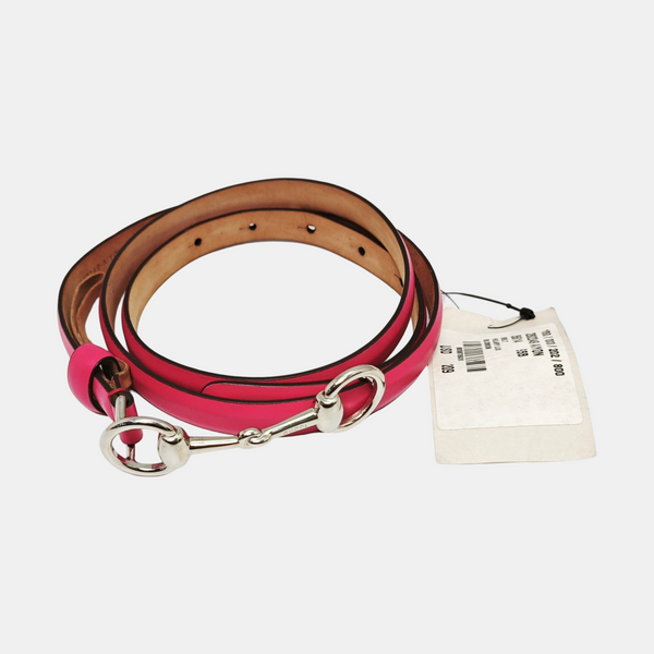 Leather Belt Red