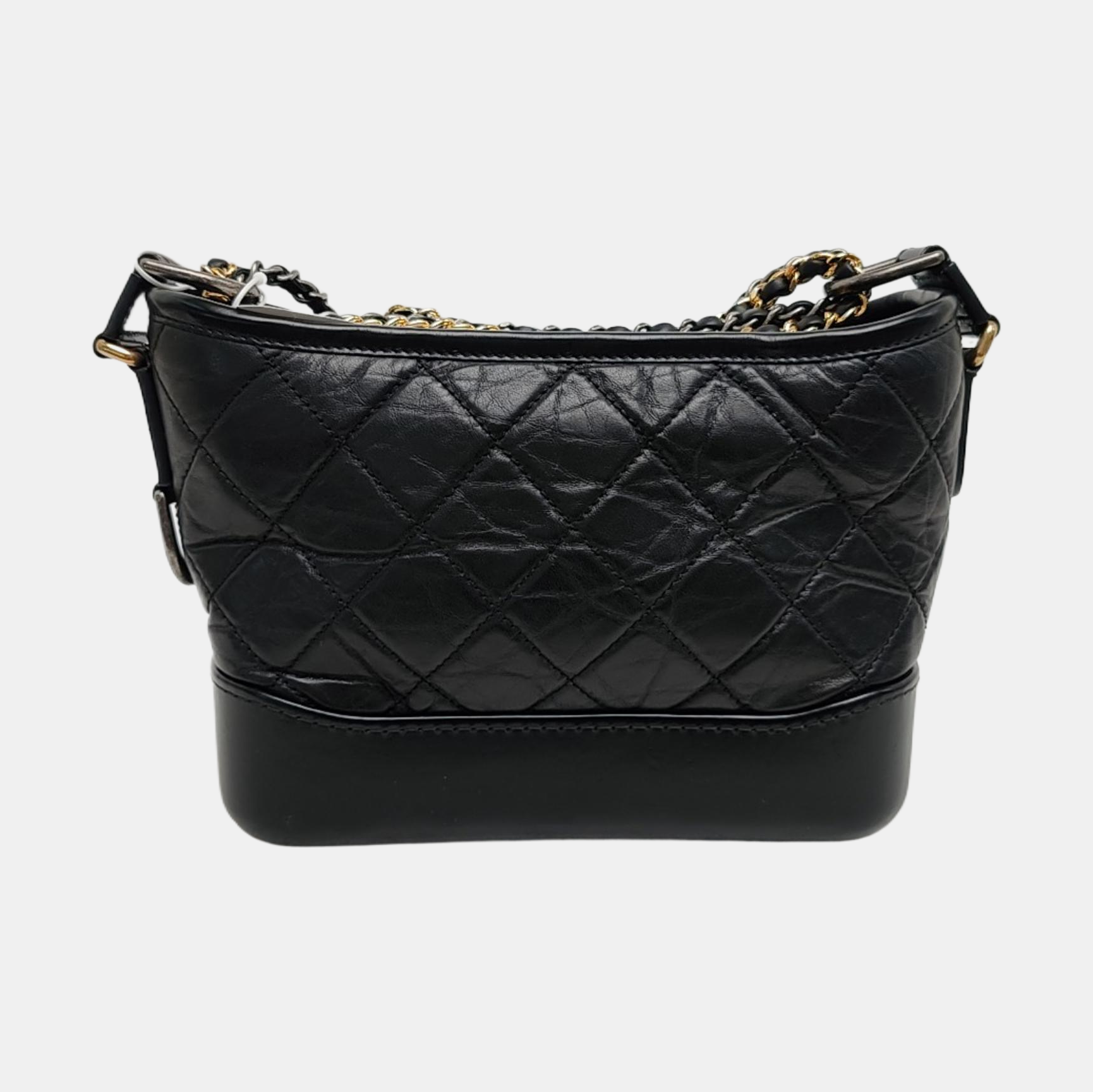 Authenticated pre-owned  GABRIELLE Small Quilted Calfskin Black - Shoulder Bag at Looply