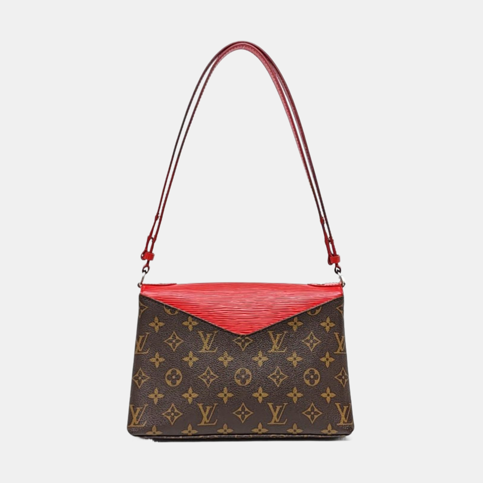 SAINT MICHEL Monogram Coated Canvas Brown