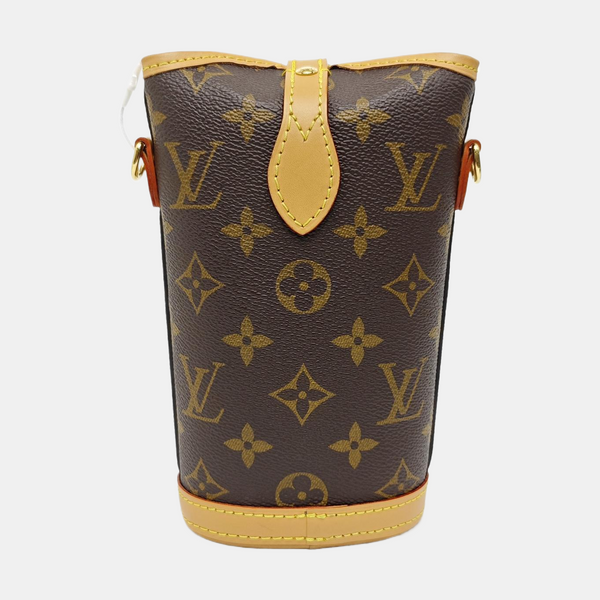 FOLD ME Monogram Coated Canvas Brown