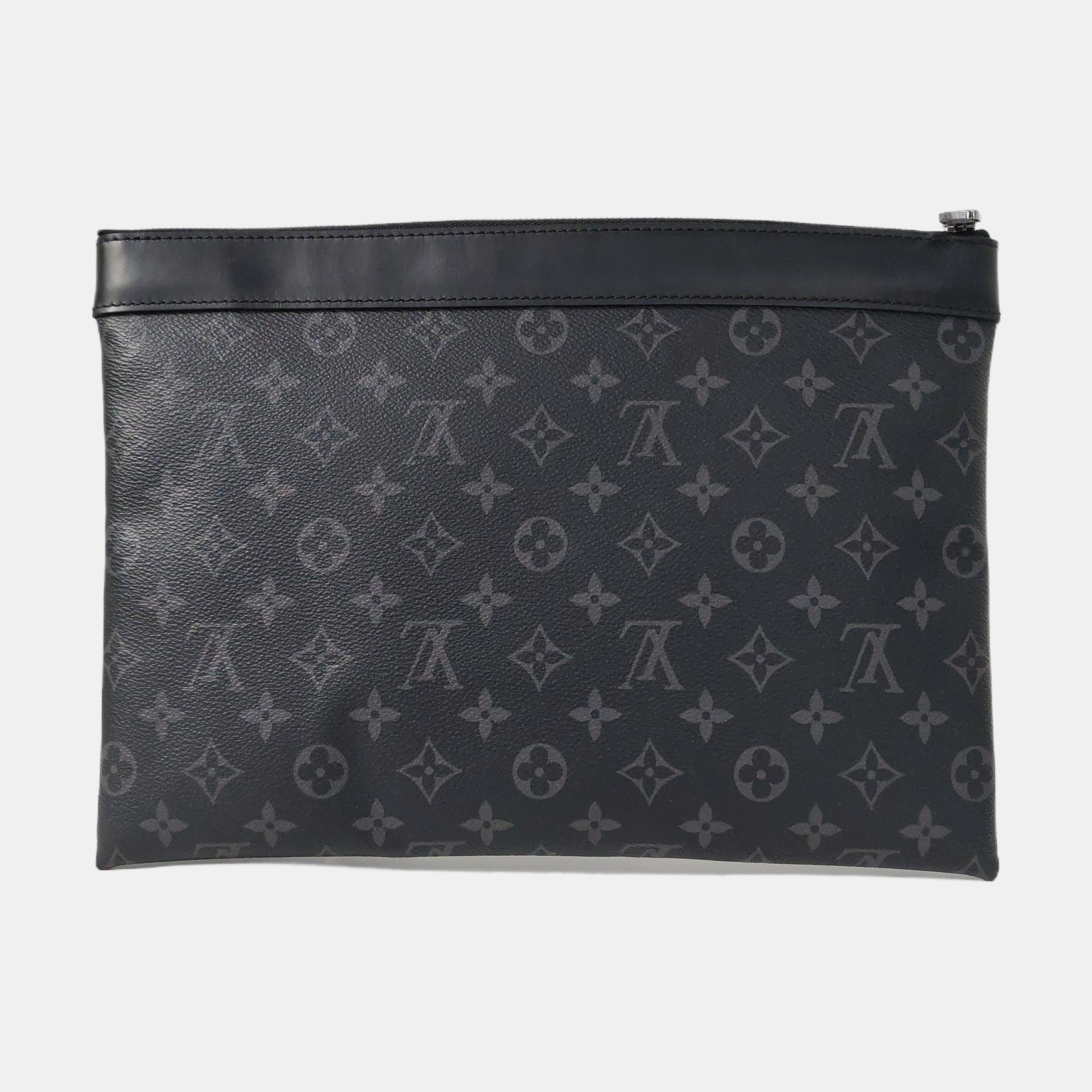 DISCOVERY Monogram Coated Canvas Gray