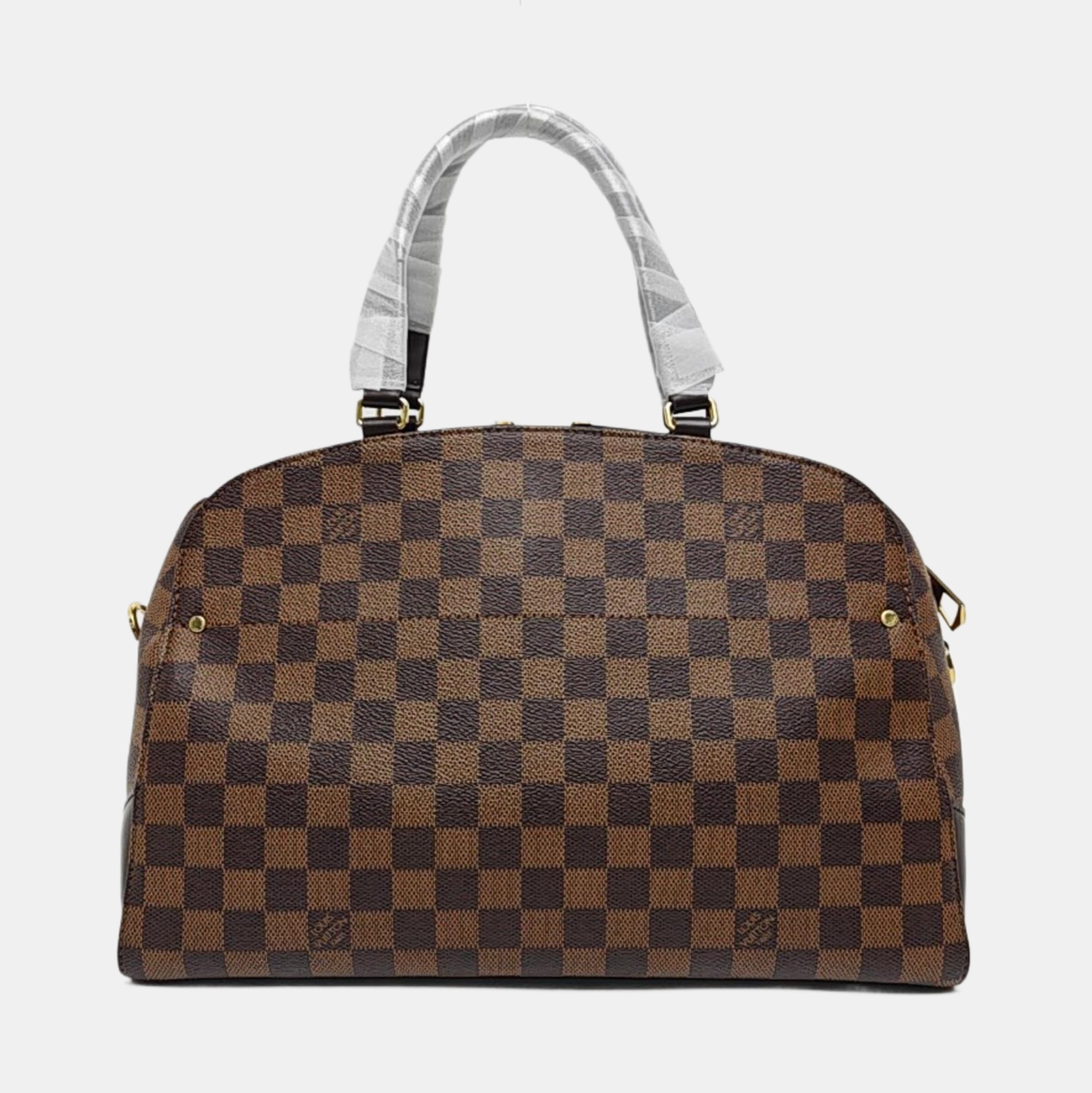 KENSINGTON BOWLING Damier Ebene Coated Canvas Brown