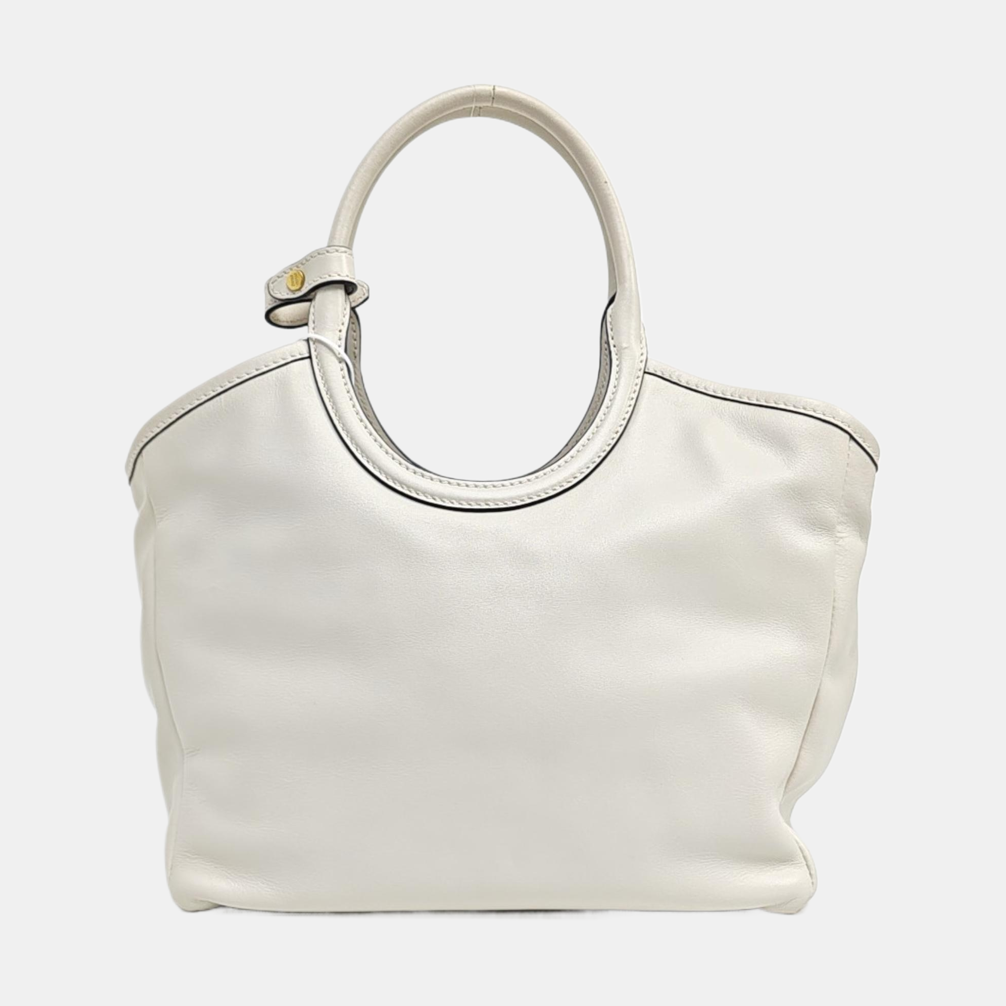 IVY Small Calfskin White