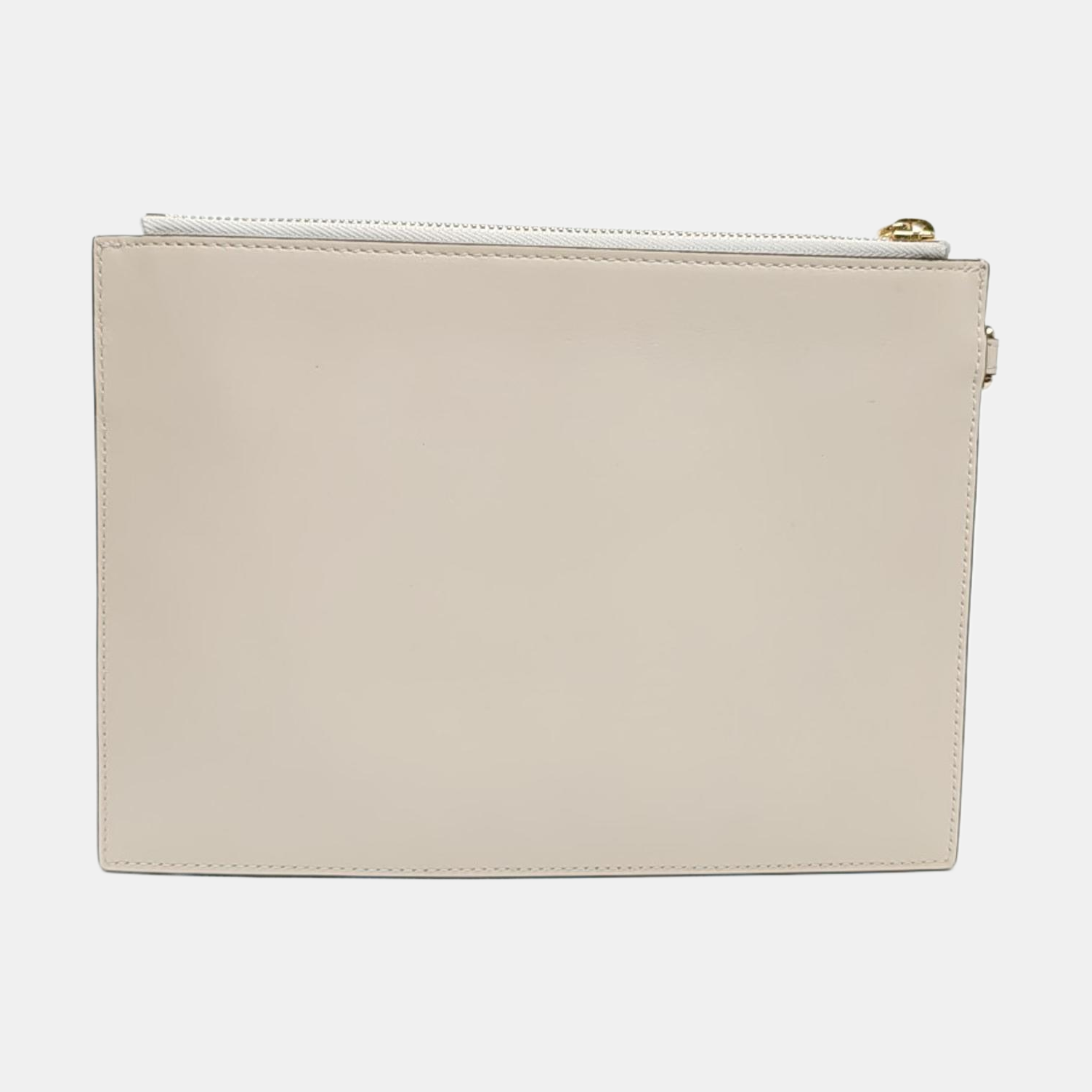 Calfskin Clutch Beige