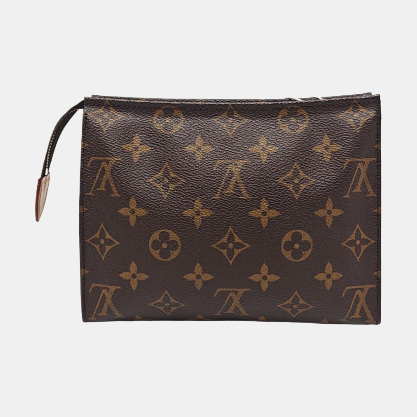 TOILET POCKET 19 Monogram Coated Canvas Brown