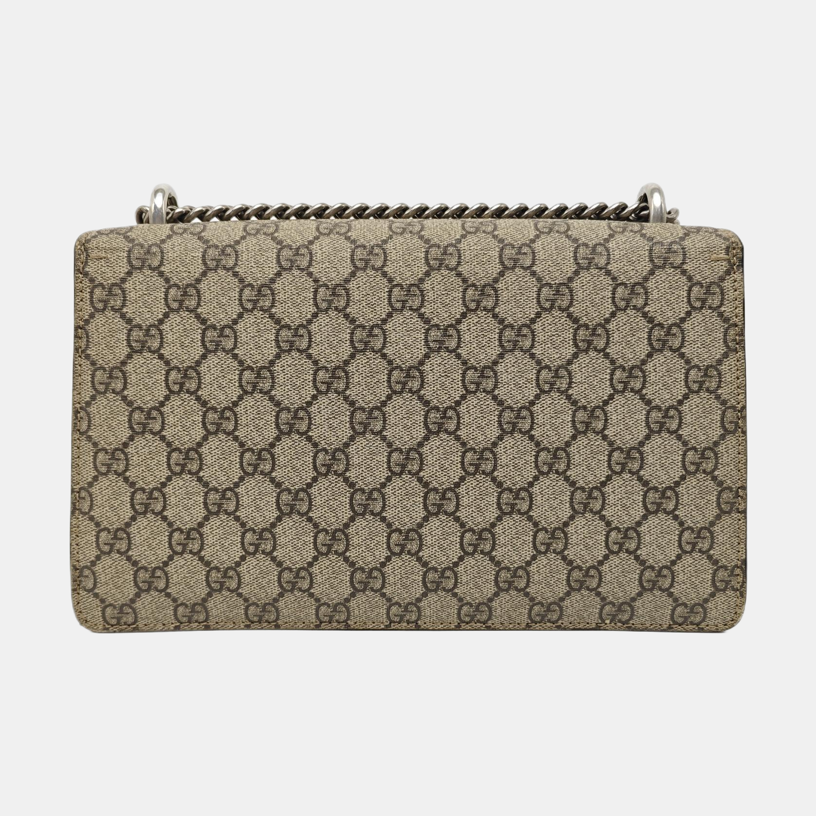 Dionysus Small Monogram Coated Canvas Black