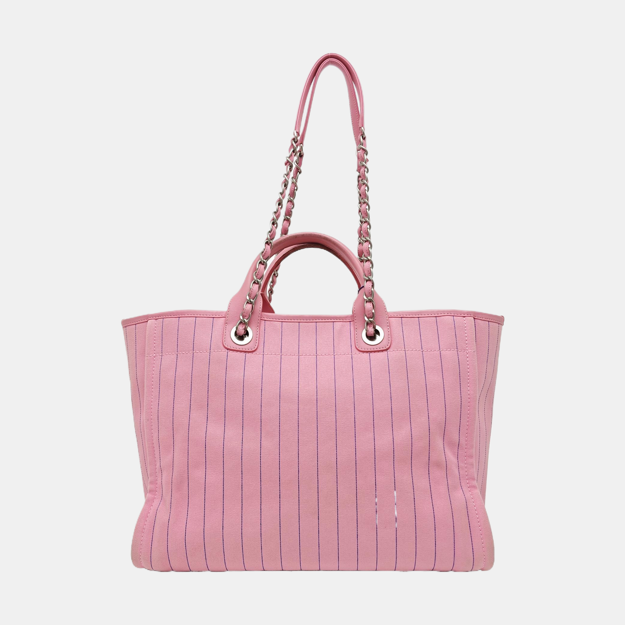 DEAUVILLE Large Quilted Canvas Pink