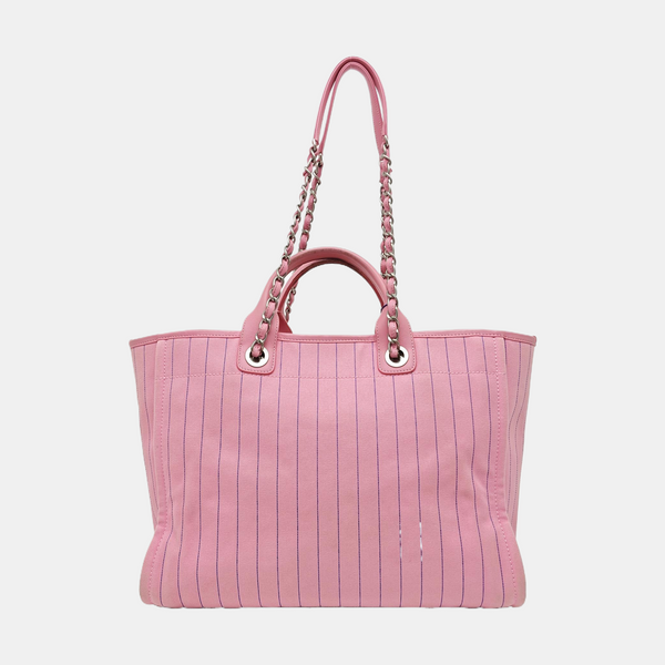 DEAUVILLE Large Quilted Canvas Pink
