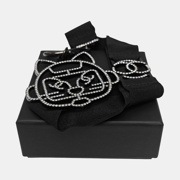 Fabric Bag Charm Black