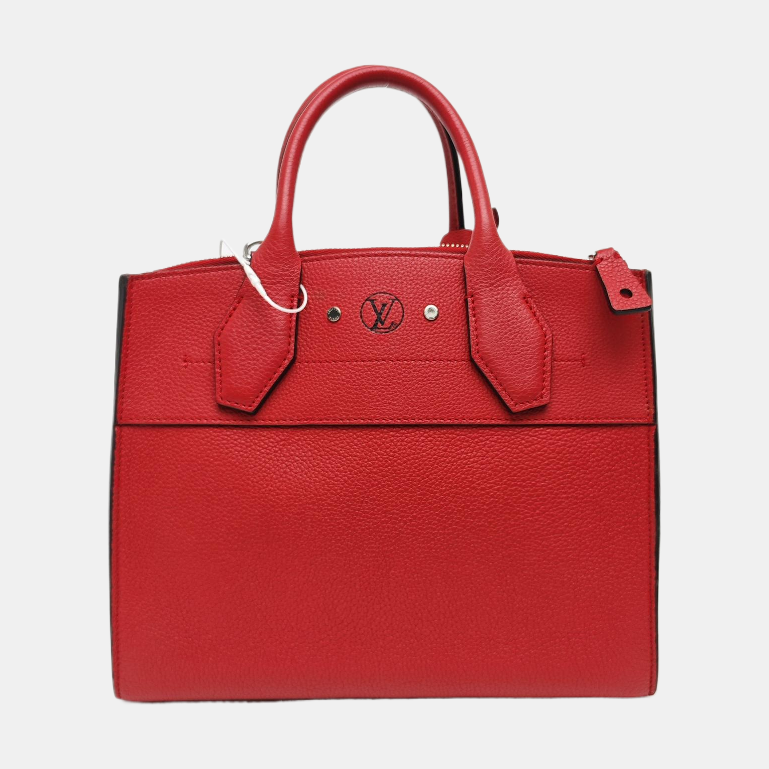 CITY STEAMER PM Calfskin Red