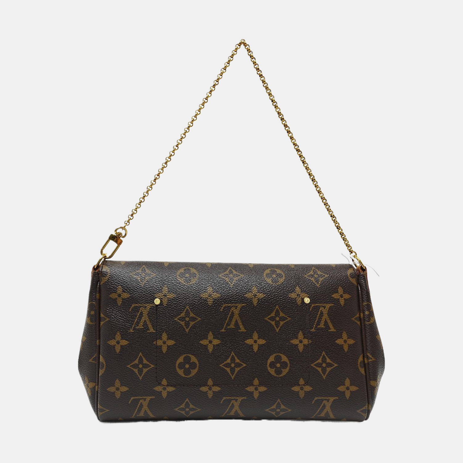 FAVORITE MM Monogram Coated Canvas Brown