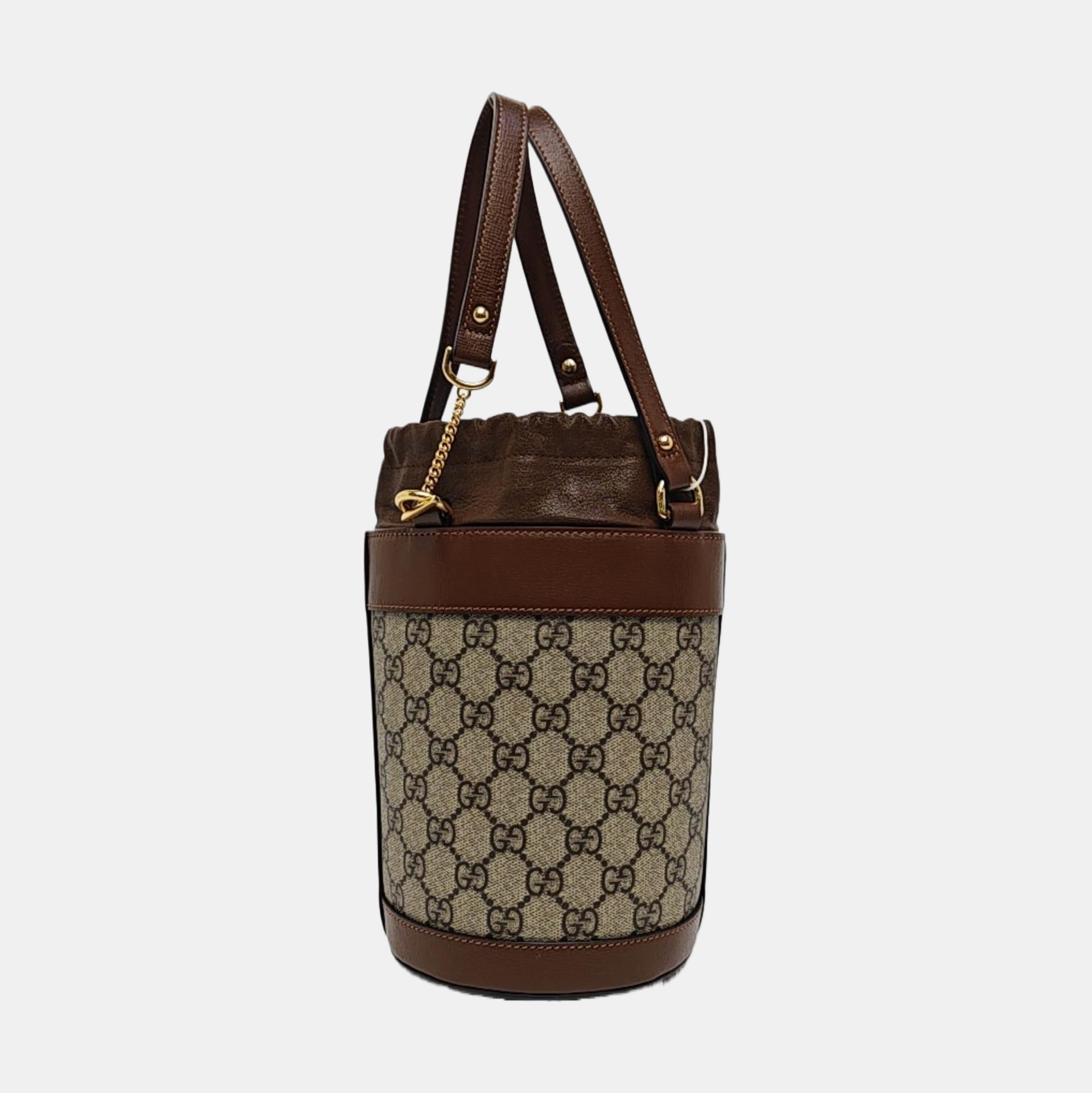 Horsebit 1955 Small Coated Canvas Beige