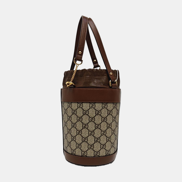 Horsebit 1955 Small Coated Canvas Beige