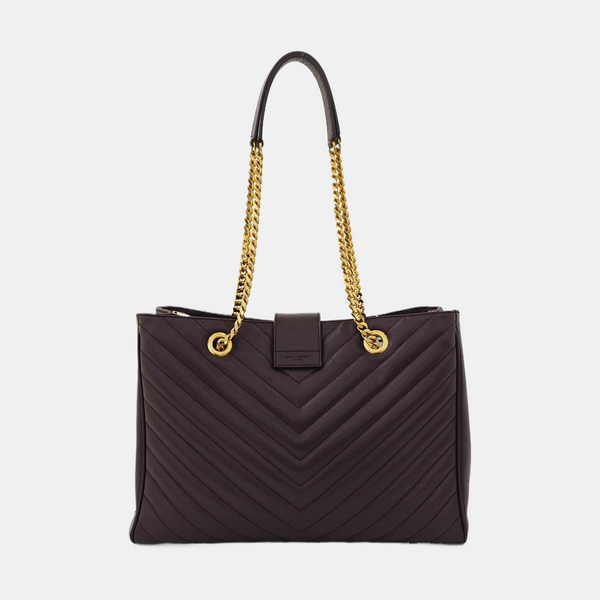 MONOGRAM Chevron Calfskin Red