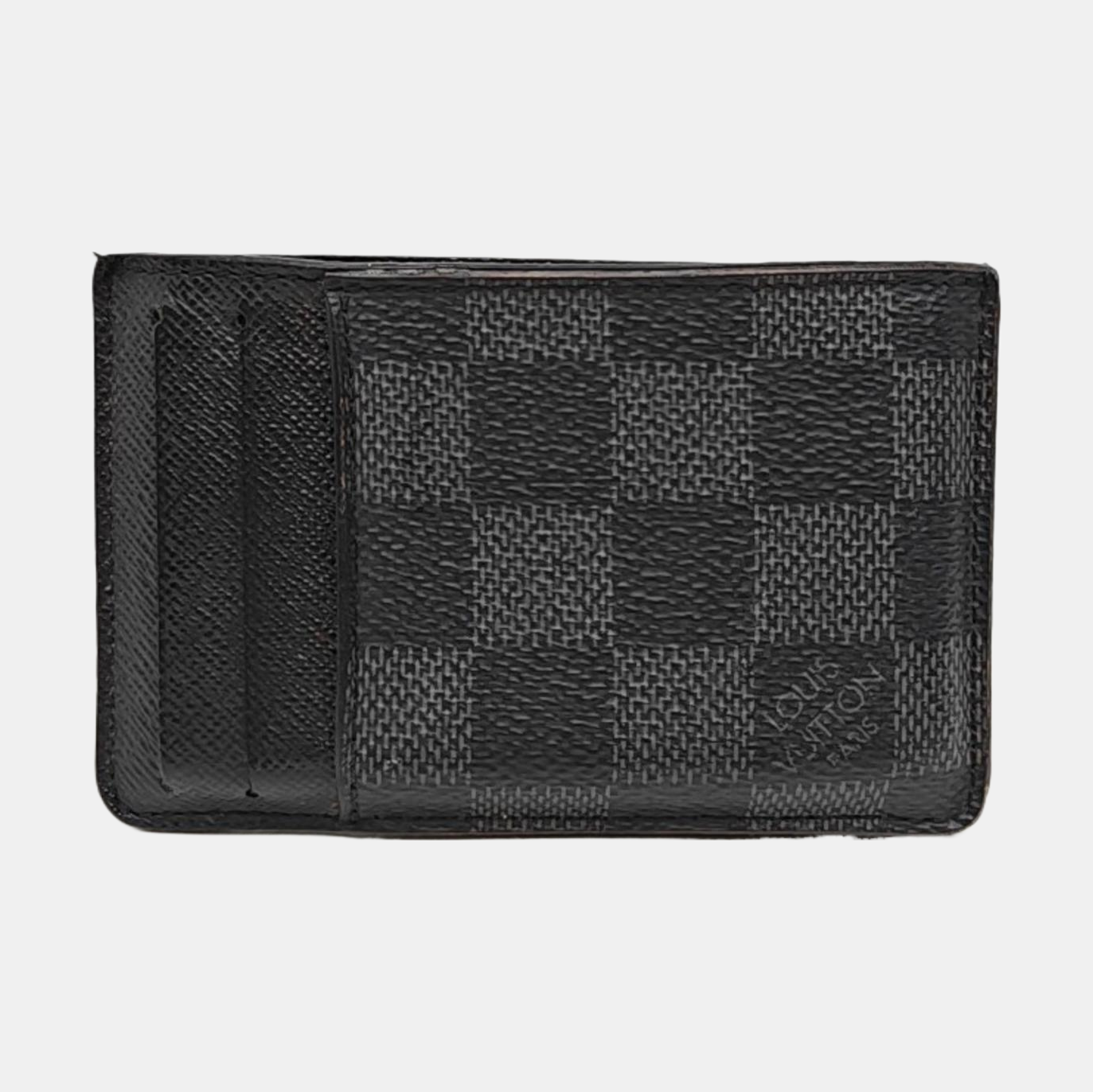 Néo Damier Graphite Coated Canvas Black Card Holder