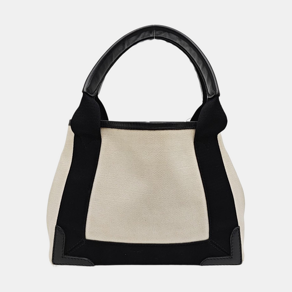Navy Mini Canvas White
