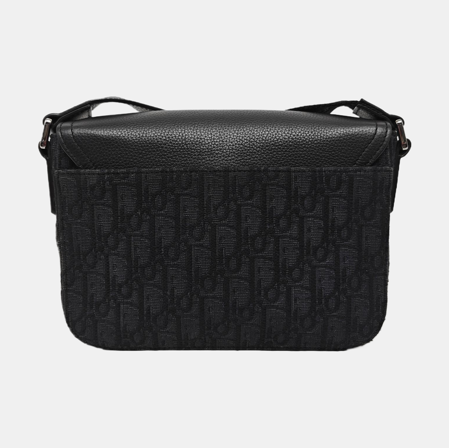 Saddle Small Oblique Canvas Black