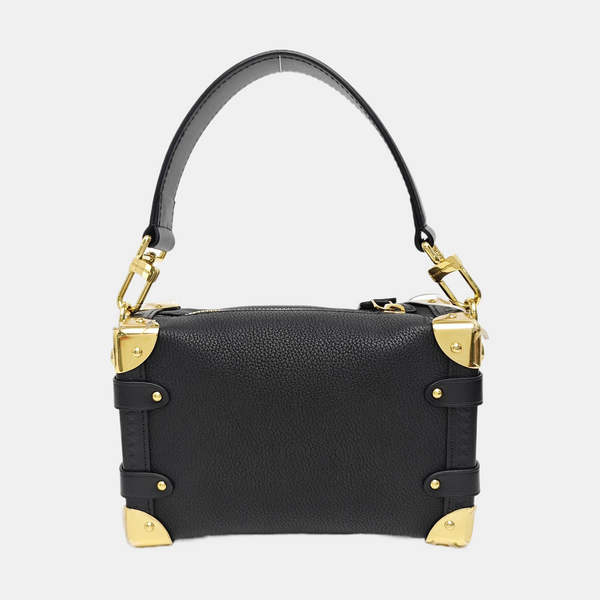 SIDE TRUNK PM Calfskin Black