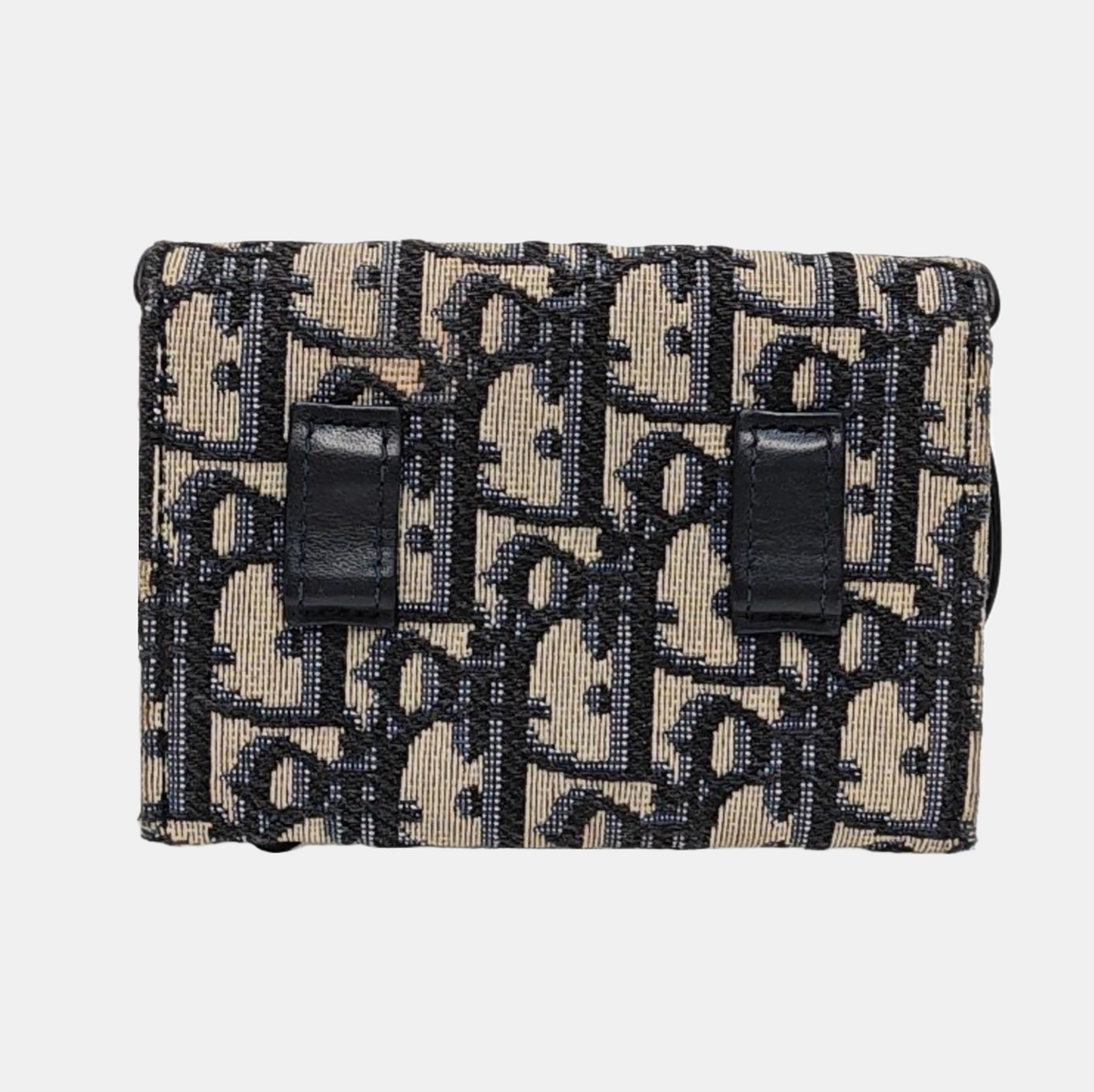 Authenticated pre-owned  Saddle Oblique Canvas Blue - Clutch at Looply