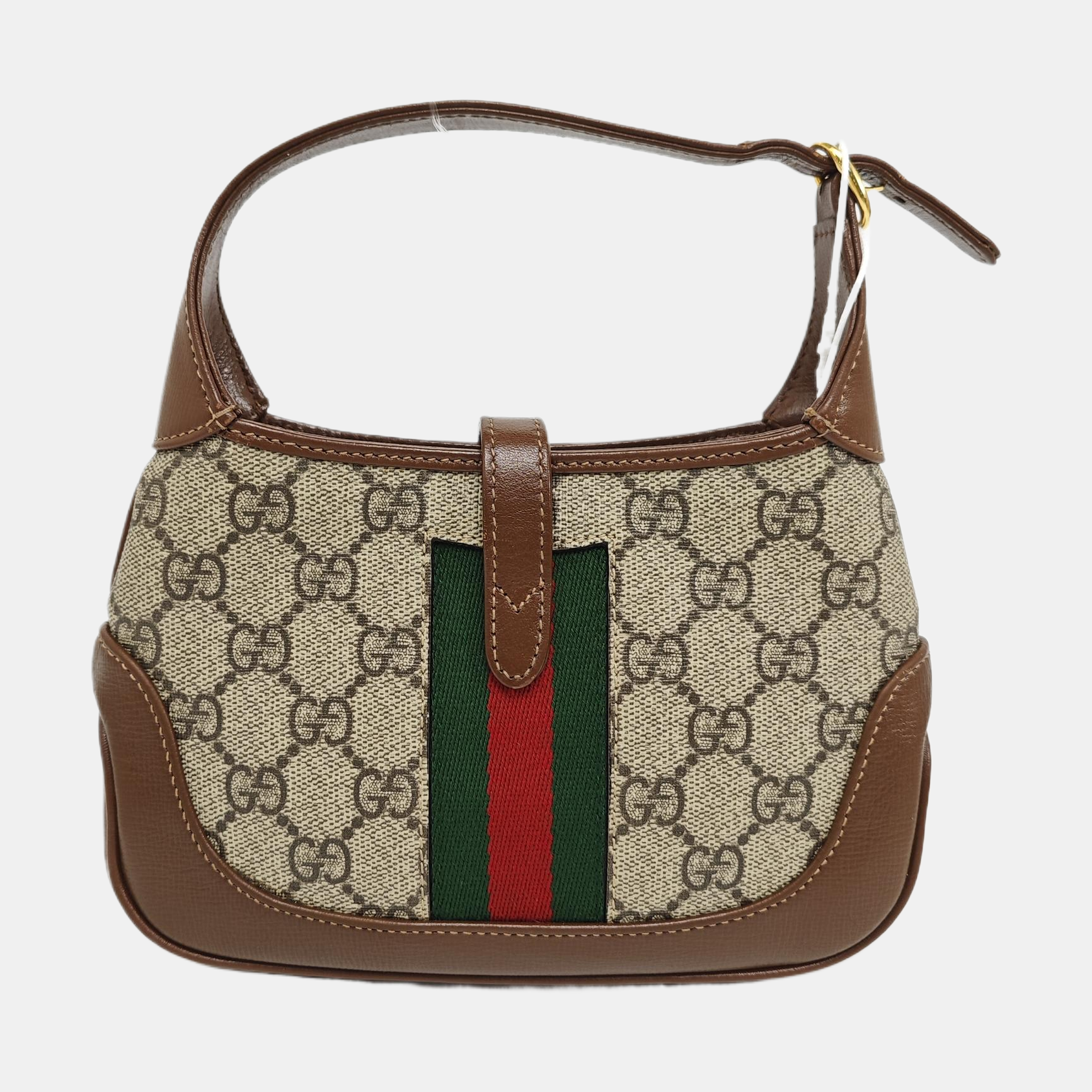 Jackie 1961 Mini Monogram Coated Canvas Beige