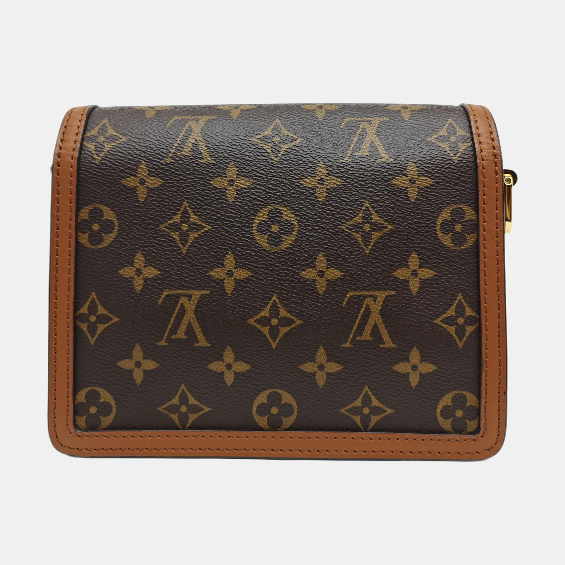 DAUPHINE Mini Monogram Coated Canvas Brown