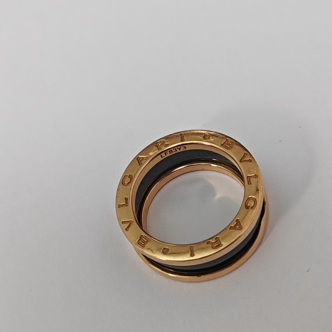 B.ZERO1 18k Rose Gold Ring EU 53