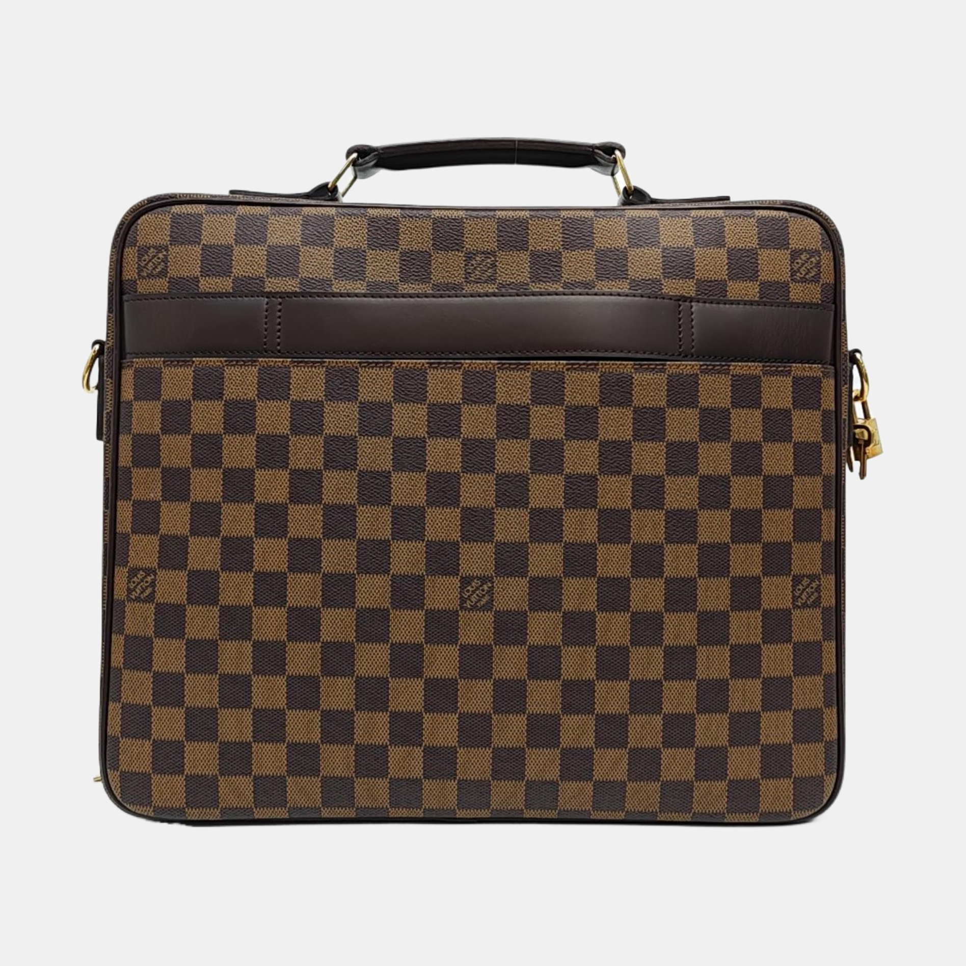 SABANA Damier Ebene Coated Canvas Brown
