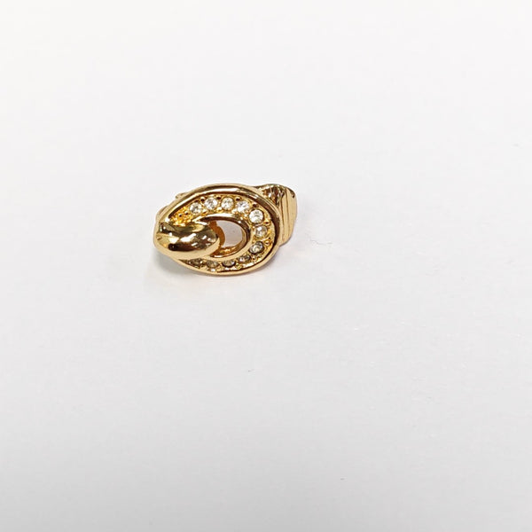 Metal Gold Clip On Earrings