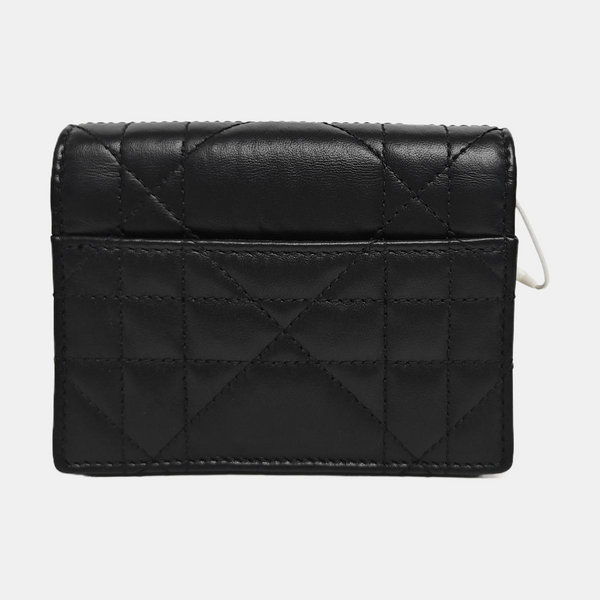 Miss Caro Quilted Lambskin Black