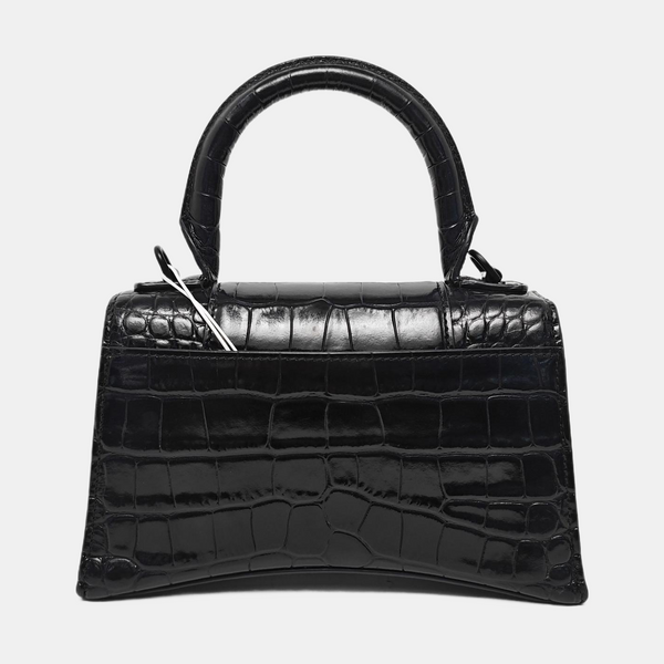 Hourglass Small Calfskin Black