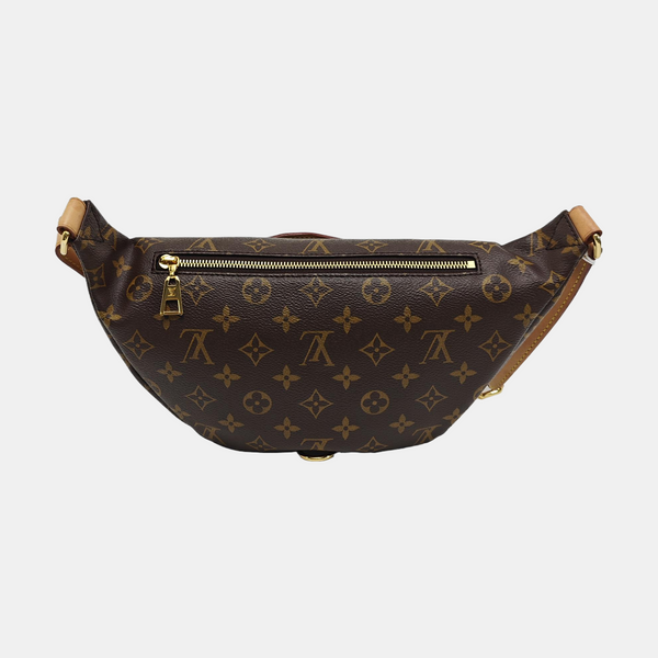 BUMBAG Monogram Coated Canvas Brown