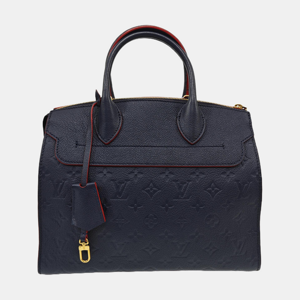 PONNEUF MM Monogram Calfskin Blue