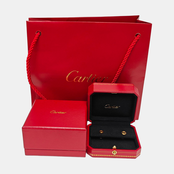 LOVE 18k Rose Gold Stud Earrings