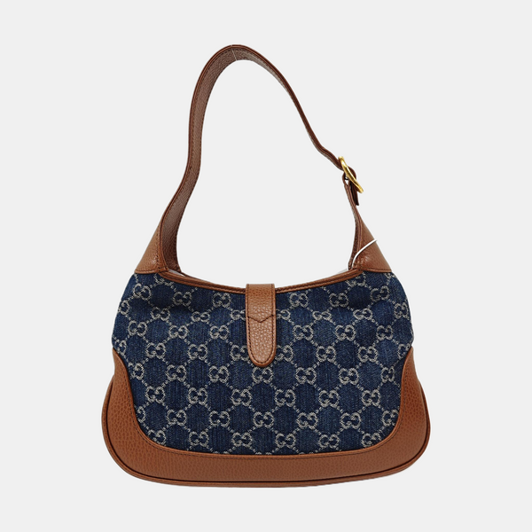 Jackie 1961 Small Monogram Denim Blue