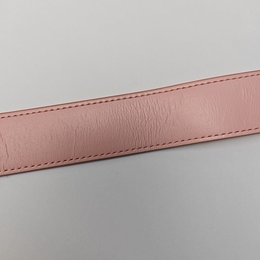 Coated Canvas Belt White