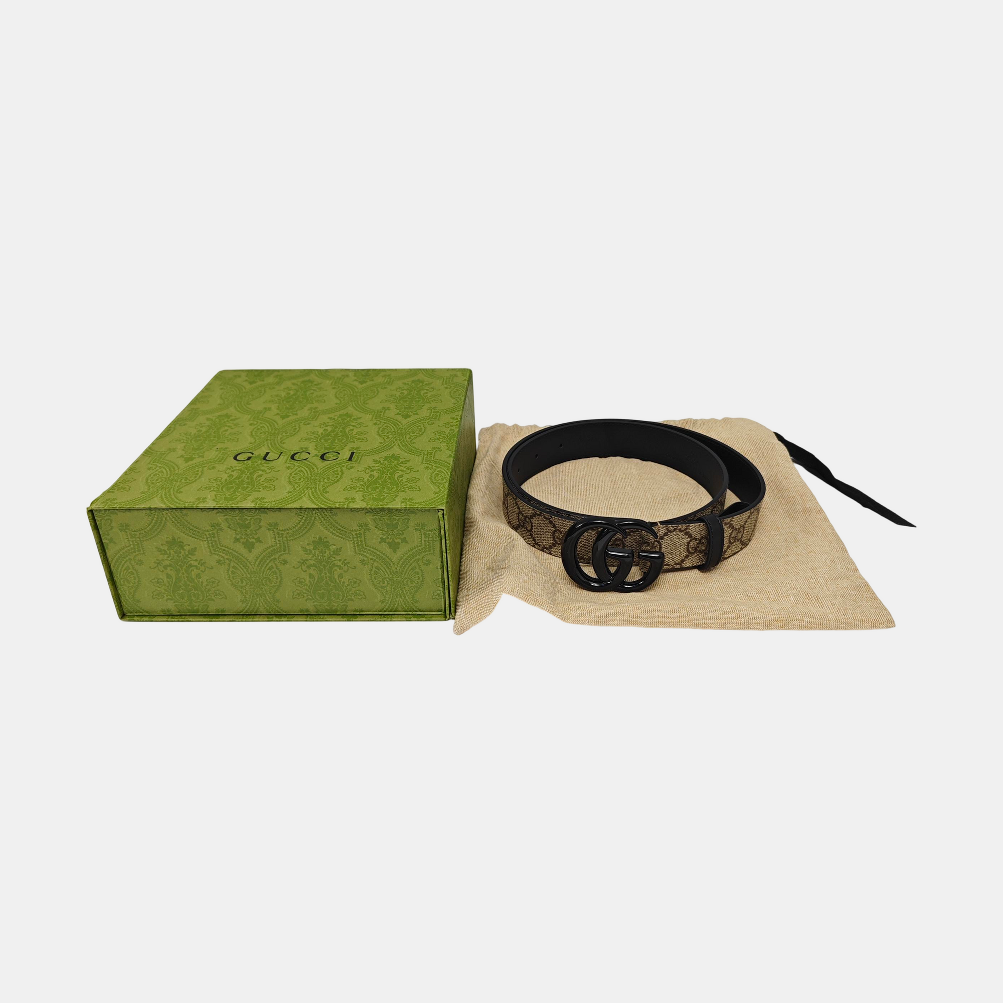 Leather Belt Beige