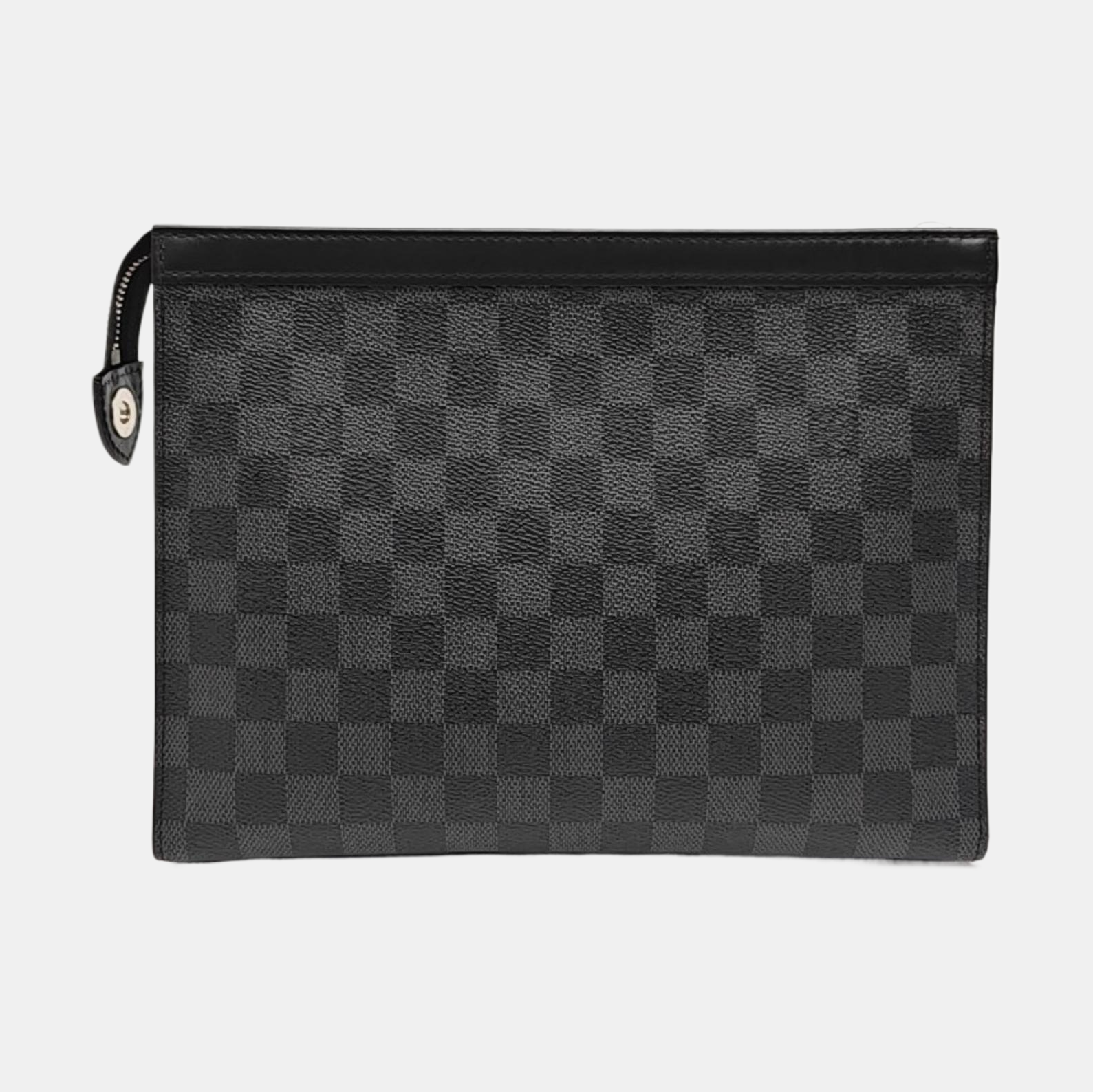 Pochette Voyag MM Damier Graphite Coated Canvas Gray