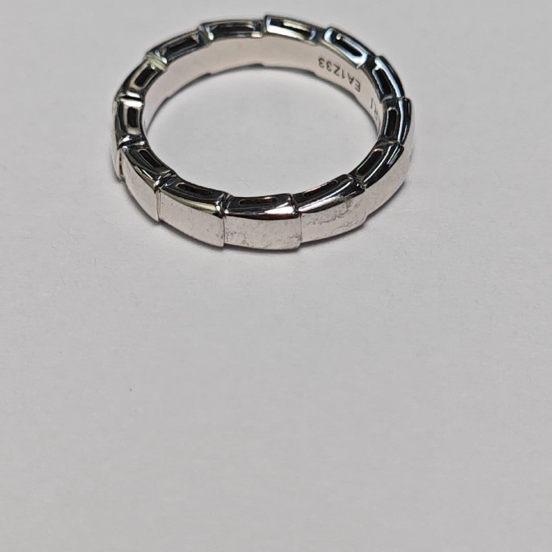 SERPENTI 18k White Gold Silver Ring EU 48