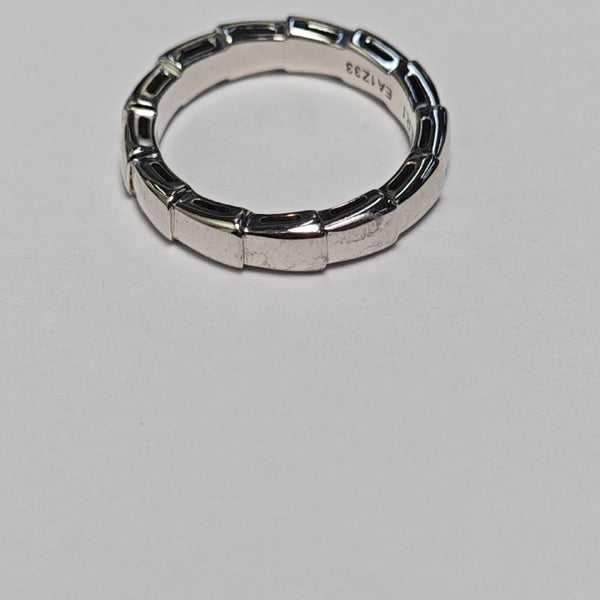 SERPENTI 18k White Gold Silver Ring EU 48