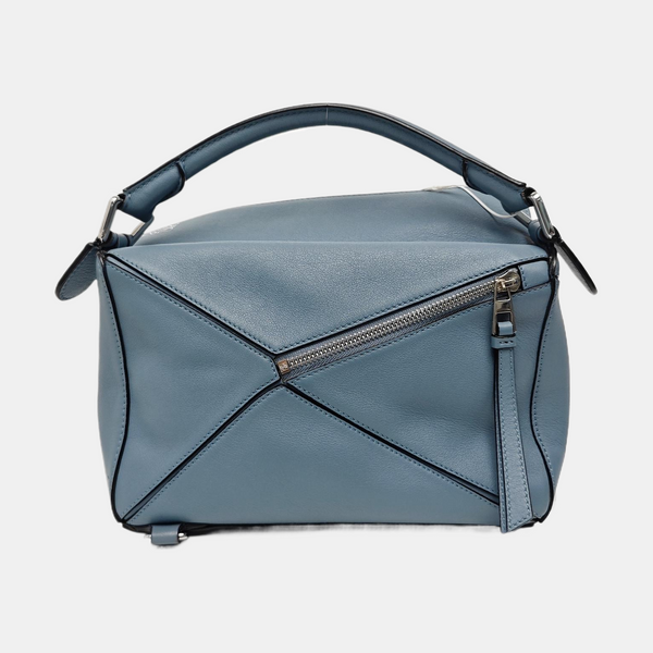 Puzzle Small Calfskin Blue