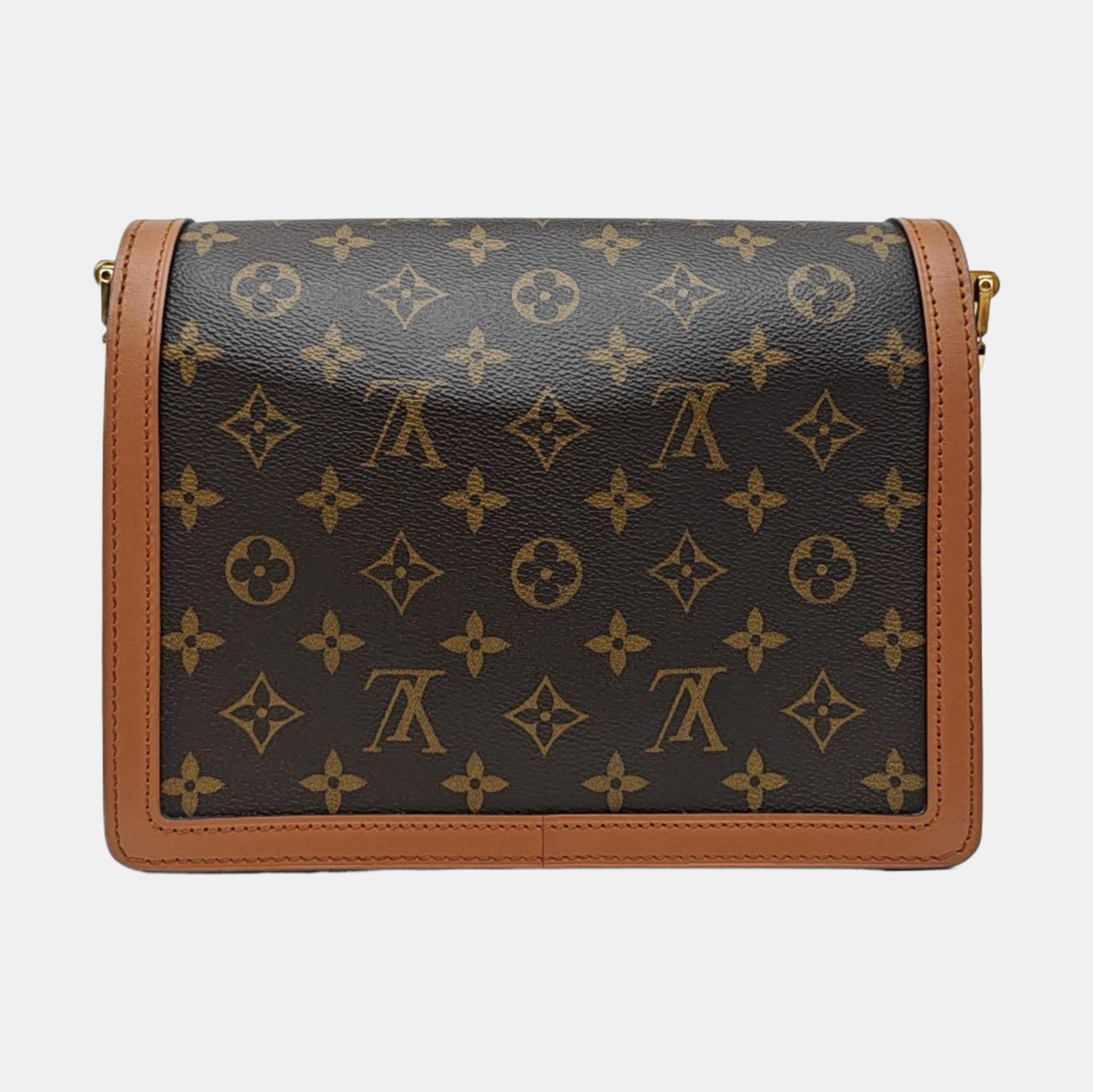 DAUPHINE MM Monogram Coated Canvas Brown