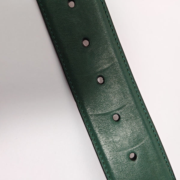 Leather Belt Green